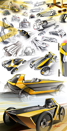 工业设计手绘 从概念到模型的艺术桥梁